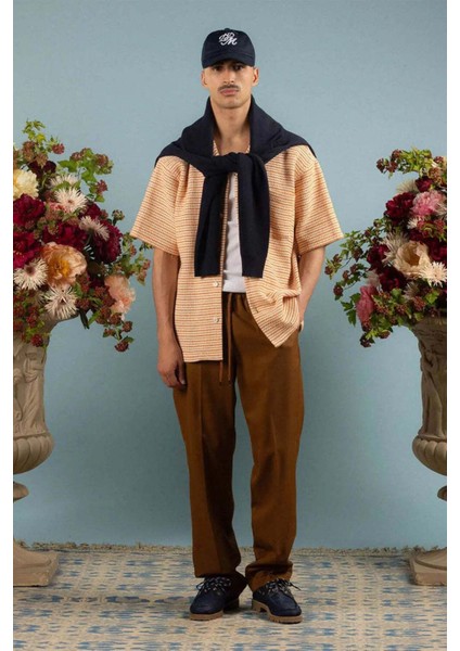 Dikkat Çeken Turuncu Tweed Gömlek - Regular Fit, Şık Tasarım ve Konfor fiyatları