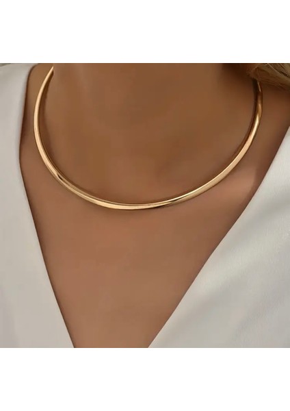 Altın Kaplama Zarif Choker