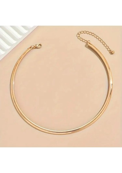 Altın Kaplama Zarif Choker