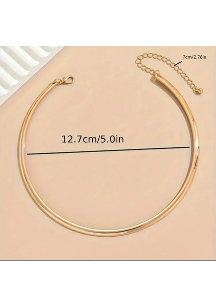 Altın Kaplama Zarif Choker