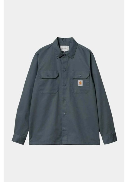 1960'LARIN Tarzını Yansıtan L/s Master Gömlek - Iki Göğüs Cebi ile Şık ve Fonksiyonel