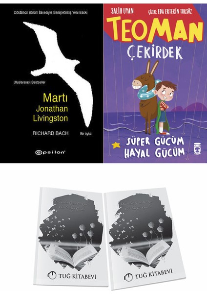 Martı Jonathan Livingston ve Teoman Çekirdek Süper Gücüm Hayal Gücüm + Hediyeli