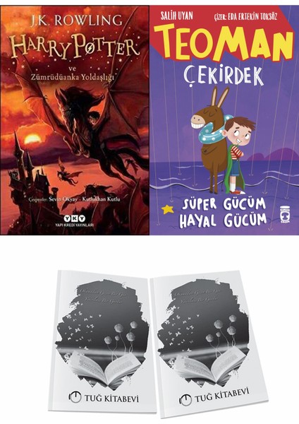 Harry Potter ve Zümrüdüanka Yoldaşlığı ve Teoman Çekirdek Süper Gücüm Hayal Gücüm + Hediyeli