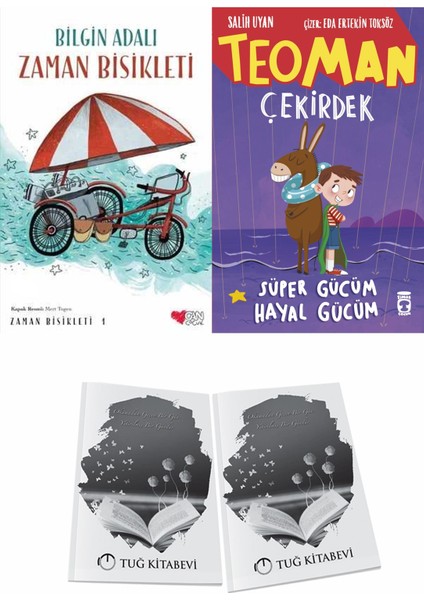 Zaman Bisikleti 1 ve Teoman Çekirdek Süper Gücüm Hayal Gücüm + Hediyeli