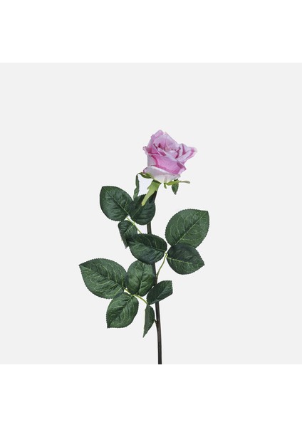 Yapay Tek Dal Gül Pembe 50CM