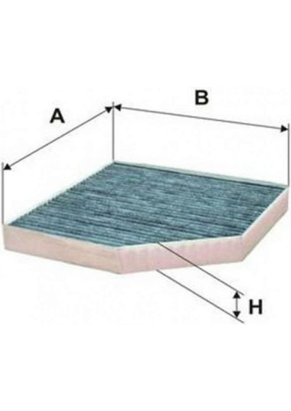 Polen Filtresi Audi A6 11-, A7 10-, A8 10- Dpmah