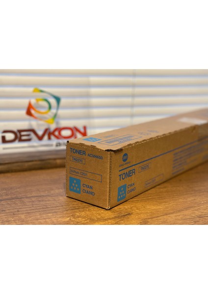 TN-227C (ACVH450) Mavi (Cyan) Orjinal Toner - Bizhub C257İ (TN227C) fiyatları