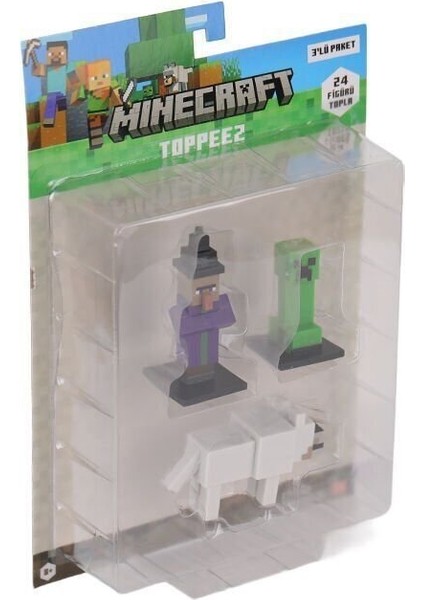 Pmı MC2020 Minecraft 3D Figür Toppeez 3lü Set fiyatları