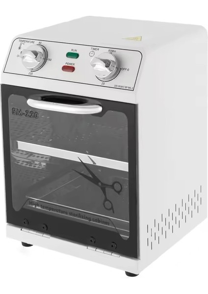 Yüksek Isılı Manikür Dental Kuru Hava Sterilizasyon Makinesi 8lt SM-220