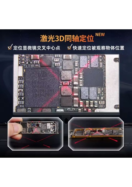 Ycs 6558 Serisi Entegre Mikroskop 3D Işık Kaynağı + Uv Işığı