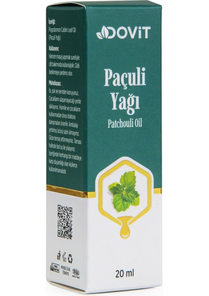 Paçuli Yağı 20 ml