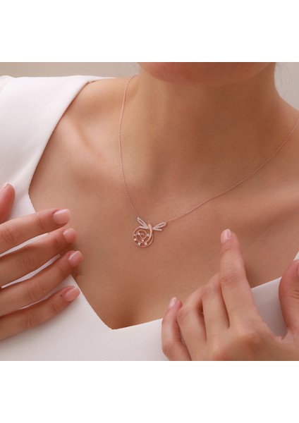 925 Ayar Gümüş Taşlı Yusufçuk Kolye modelleri