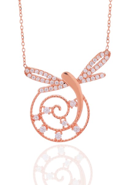 925 Ayar Gümüş Taşlı Yusufçuk Kolye fırsatları