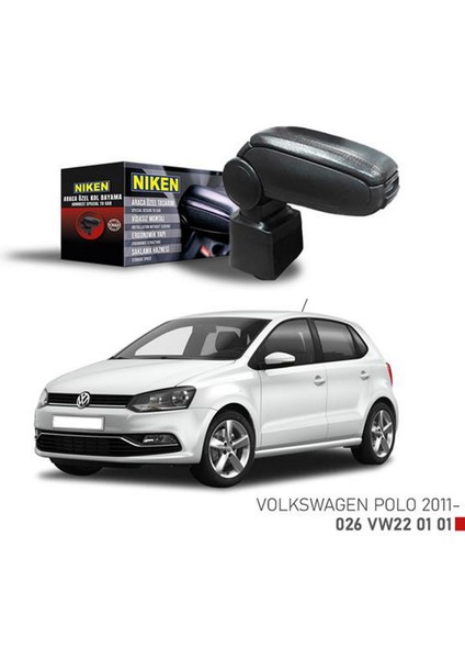 Araca Özel Kol Dayama Siyah Vw Polo 11 Bstmy