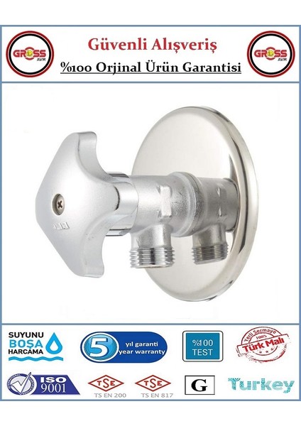 Filtreli Taharet Ara Musluk - Kısa - Orjinal - 5 Yıl Garanti