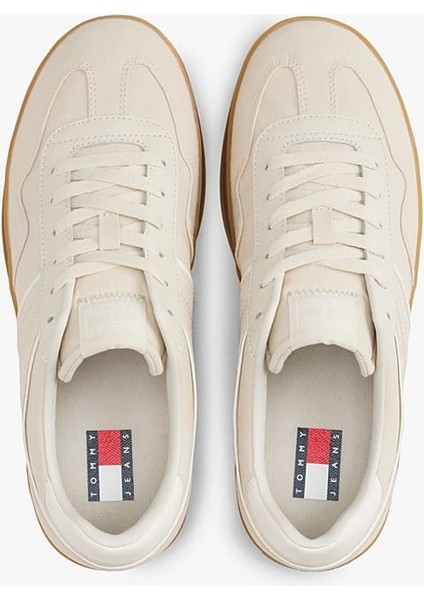 Kadın The Greenwich Textile Sneakers - Bej indirimleri