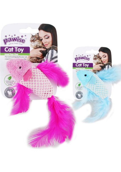 Catnipli Peluş Balık Kedi Oyuncağı 9 cm Bstmy