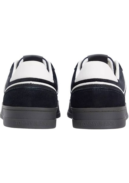 Kadın The Greenwich Kontrast Detaylı Süet Kort Sneaker - Siyah fırsatları