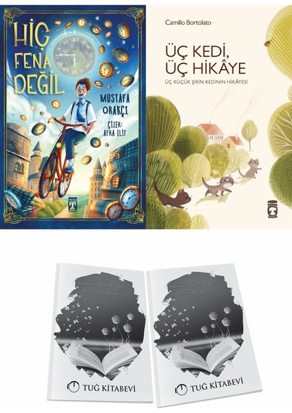 Hiç Fena Değil ve Üç Kedi Üç Hikaye + Hediyeli
