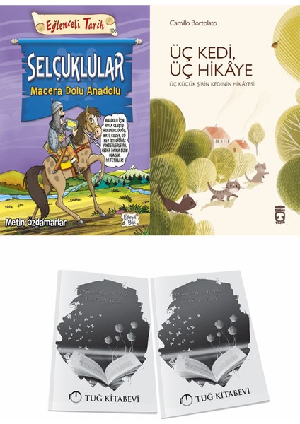 Selçuklular Macera Dolu Anadolu ve Üç Kedi Üç Hikaye + Hediyeli