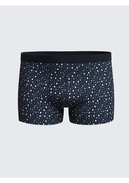 Yeni Sezon Standart Kalip Pamuklu Esnek Erkek Boxer 3'lu - S59286Z8