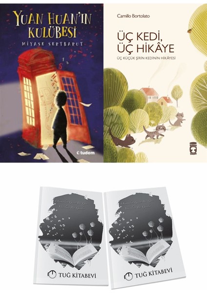 Yuan Huan'ın Kulübesi ve Üç Kedi Üç Hikaye + Hediyeli