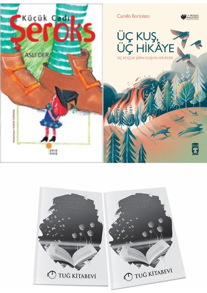 Küçük Cadı Şeroks ve Üç Kuş Üç Hikaye + Hediyeli