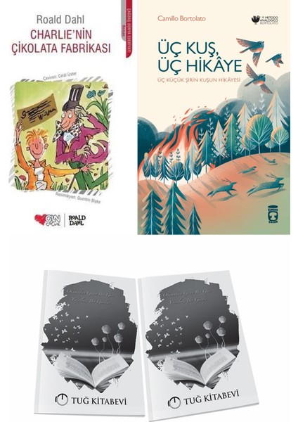 Charlie’nin Çikolata Fabrikası ve Üç Kuş Üç Hikaye + Hediyeli