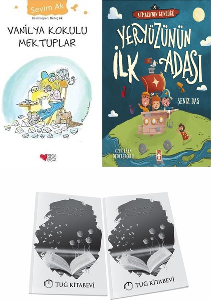 Vanilya Kokulu Mektuplar ve Yeryüzünün Ilk Adası Atmacanın Günlüğü + Hediyeli