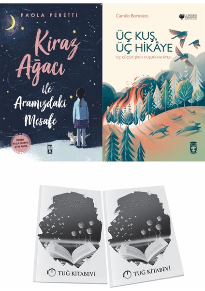 Kiraz Ağacı Ile Aramızdaki Mesafe ve Üç Kuş Üç Hikaye + Hediyeli