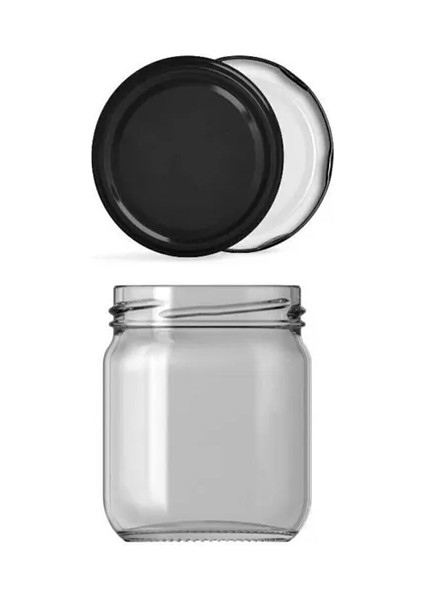 4 Adet 210 ml Metal Konserve Kapaklı Mama Yoğurt Saklama 210 cc Şeffaf Cam Kavanoz modelleri