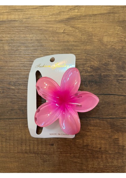 Kadın Kız Çocuk 1 Adet Lotus Çiçeği Mandal Toka Kıskaçlı Toka Renkli Rengarenk
