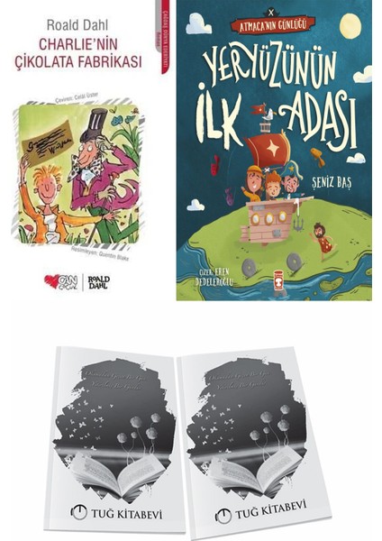 Charlie’nin Çikolata Fabrikası ve Yeryüzünün Ilk Adası Atmacanın Günlüğü + Hediyeli