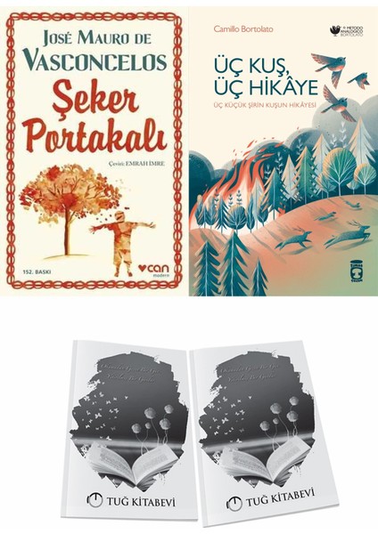 Şeker Portakalı ve Üç Kuş Üç Hikaye + Hediyeli