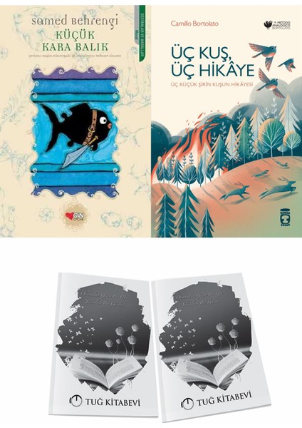 Küçük Kara Balık ve Üç Kuş Üç Hikaye + Hediyeli