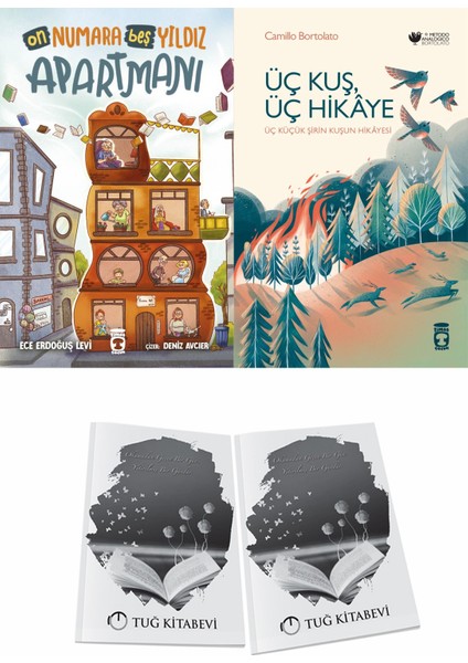On Numara Beş Yıldız Apartmanı ve Üç Kuş Üç Hikaye + Hediyeli