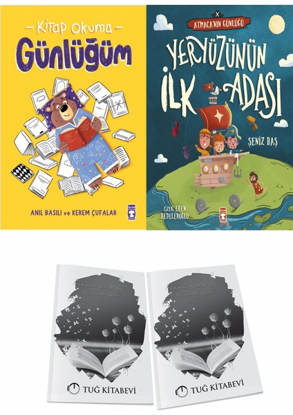 Kitap Okuma Günlüğüm ve Yeryüzünün Ilk Adası Atmacanın Günlüğü + Hediyeli
