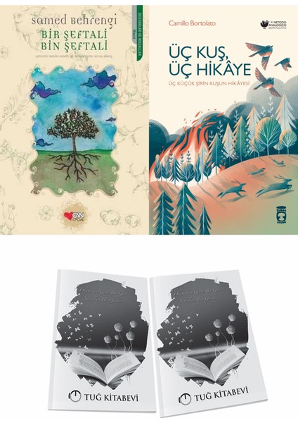 Bir Şeftali Bin Şeftali ve Üç Kuş Üç Hikaye + Hediyeli