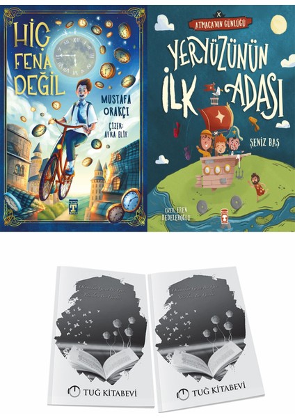 Hiç Fena Değil ve Yeryüzünün Ilk Adası Atmacanın Günlüğü + Hediyeli
