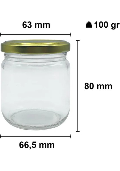 4 Adet 210 ml Metal Konserve Kapaklı Mama Yoğurt Saklama 210 cc Şeffaf Cam Kavanoz indirimleri