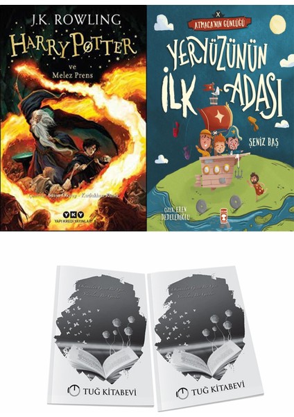 Harry Potter ve Melez Prens ve Yeryüzünün Ilk Adası Atmacanın Günlüğü + Hediyeli
