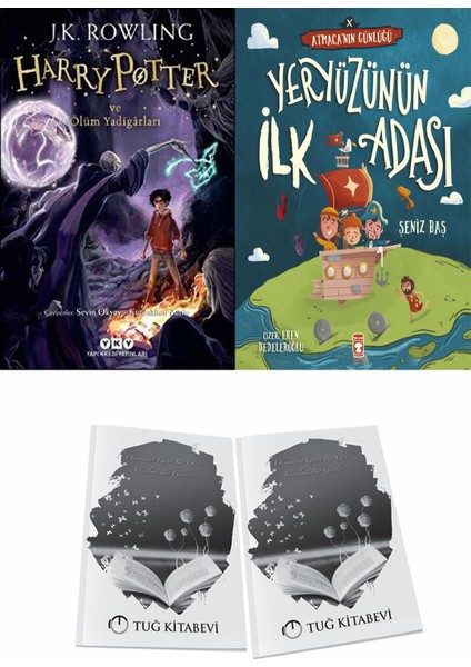Harry Potter ve Ölüm Yadigârları ve Yeryüzünün Ilk Adası Atmacanın Günlüğü + Hediyeli