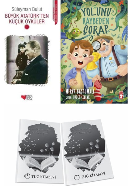 Büyük Atatürk'ten Küçük Öyküler 1 ve Yolunu Kaybeden Çorap + Hediyeli