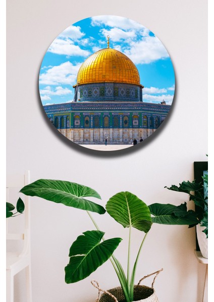 Mescid-I Aksa Dini Tablo Poster Modeli, Oturma Odası, Salon, Ofis Duvar Dekorasyonu