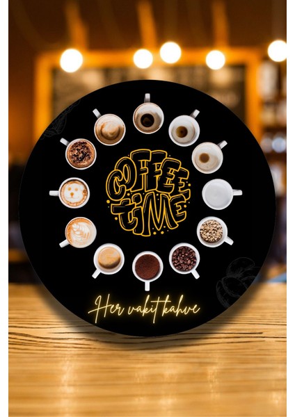 Cafe, Restoran, Çay Ocağı, Kahve Dükkanı Duvar Kapı Süsü, Ahşap Dekoratif Aksesuar Tablo Modeli