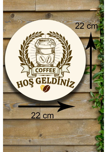 Cafe, Restoran, Çay Ocağı, Kahve Dükkanı Duvar Kapı Süsü, Ahşap Dekoratif Aksesuar Tablo Modeli fiyatları