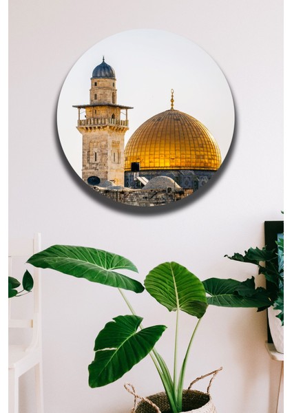 Mescid-I Aksa Dini Tablo Poster Modeli, Oturma Odası, Salon, Ofis Duvar Dekorasyonu