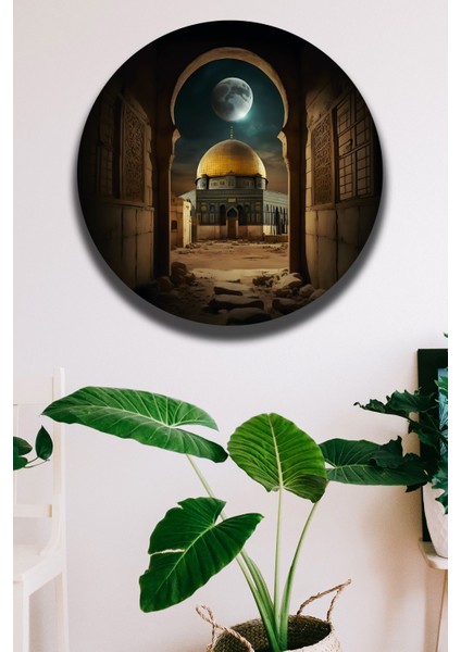 Mescid-I Aksa Dini Tablo Poster Modeli, Oturma Odası, Salon, Ofis Duvar Dekorasyonu