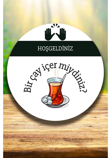 Cafe, Restoran, Çay Ocağı Duvar, Kapı Tablo Süs Modelleri, Ahşap Dekoratif Şık Duvar Dekorasyonu