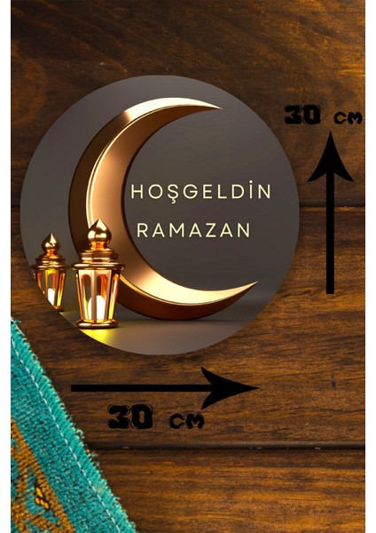 Hoşgeldin Ramazan Süsü, Dekoratif Dini Tablo Modeli, Ev, Oturma Odası, Kapı, Duvar Dekorasyonu fiyatları